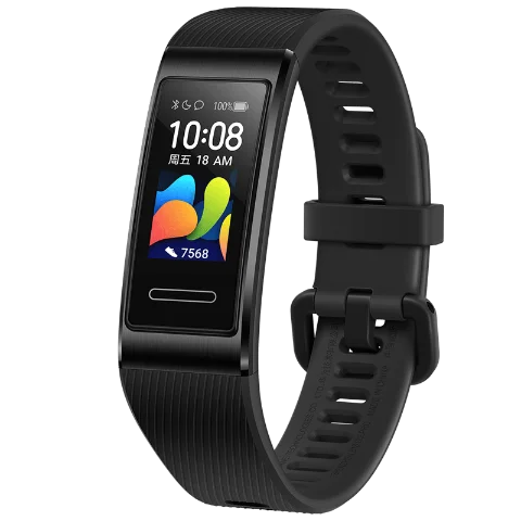 Graphite Black Умный Браслет huawei Band 4 Pro, инновационные часы, лица, автономный gps, проактивный мониторинг здоровья, SpO2, кислород крови - Цвет: Graphite Black