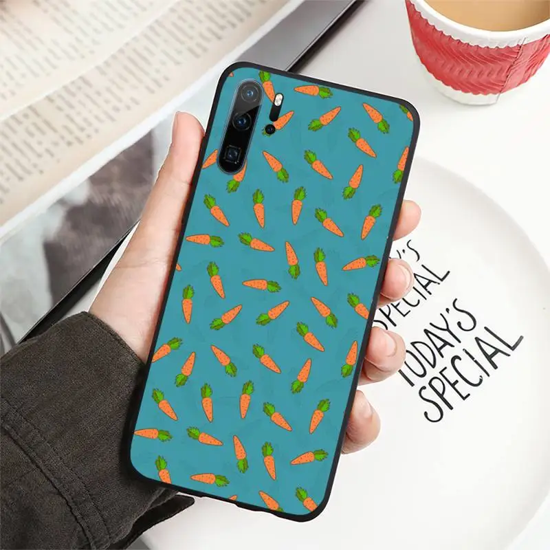 

Cute carrot plant food Phone Case For Huawei honor Mate P 10 20 30 40 i 9 8 pro x Lite smart 2019 nova 5t
