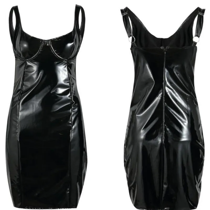 Женское сексуальное платье на бретельках без рукавов летнее обтягивающее