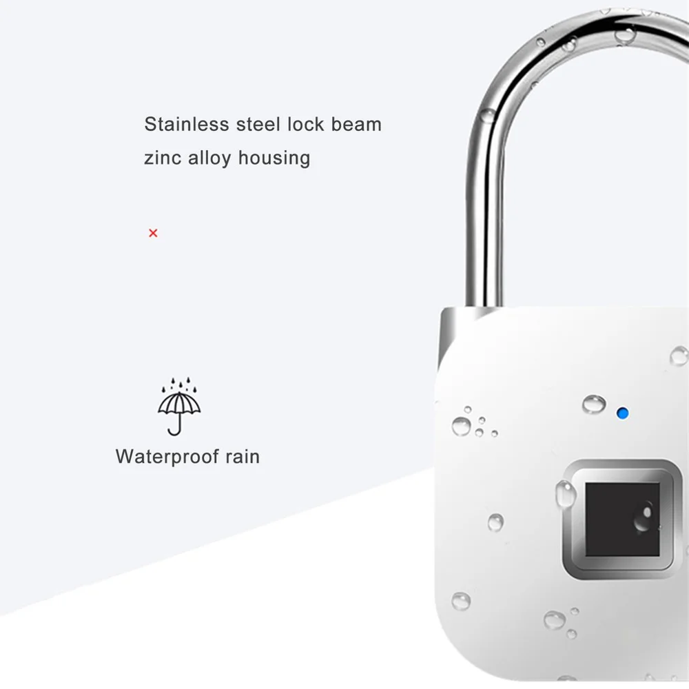 Водонепроницаемый замок без ключа Умный Замок отпечаток пальца двери замки