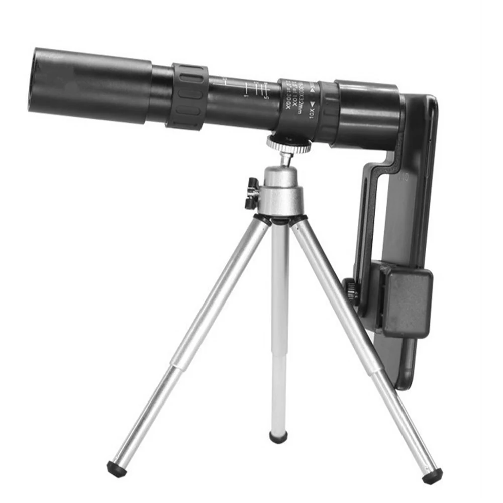 

Foldable Zoomable 10-30X25 HD Sightseeing Monocular Scope Low Light Night Vision Outdoor Travel Watching Camping Hunting Observe