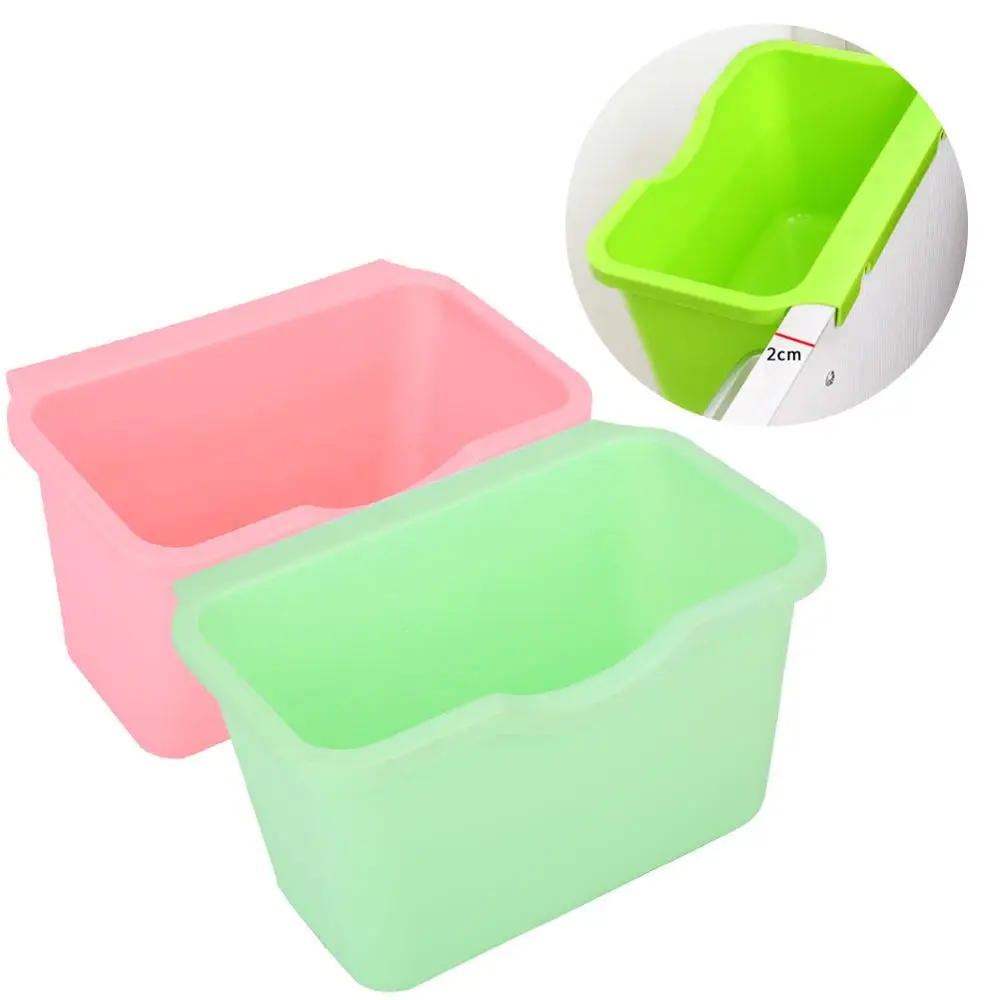 

2 Colors Tattoo Trolley Hanging Bucket Large Capacity Multifunctional Desktop Sundries Accessories Storage Box Trash Can Supply