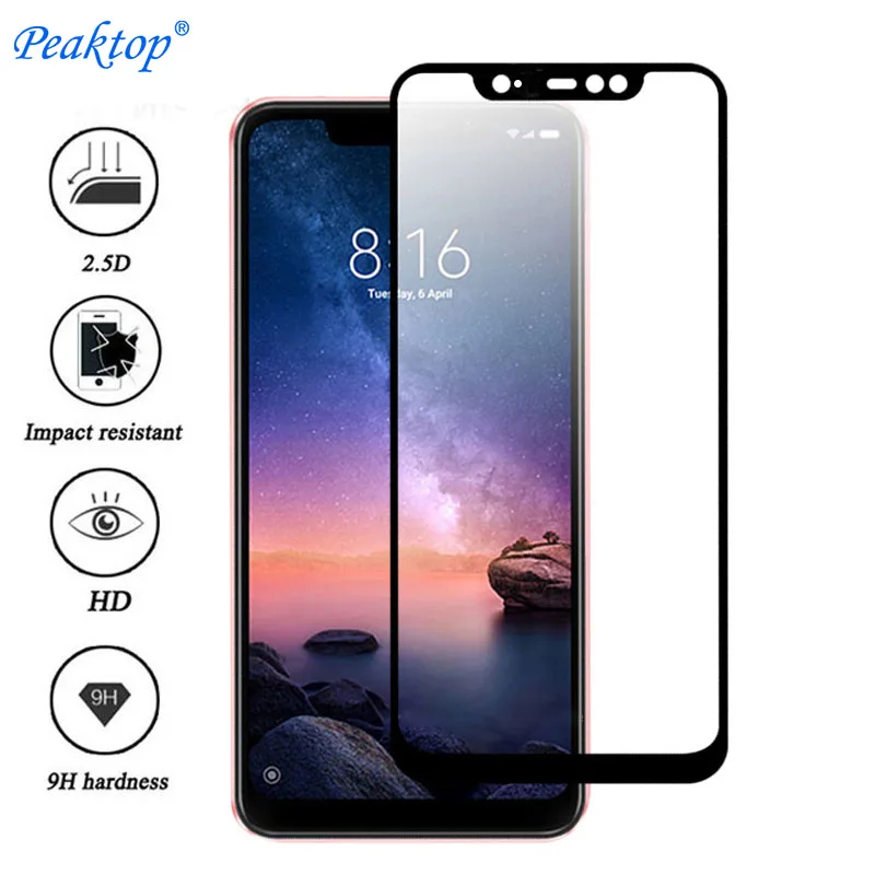 Высокопрочное стекло Nicotd полная защита экрана для Xiaomi Redmi Note 6 Pro 4X 4A 5A 5 6A