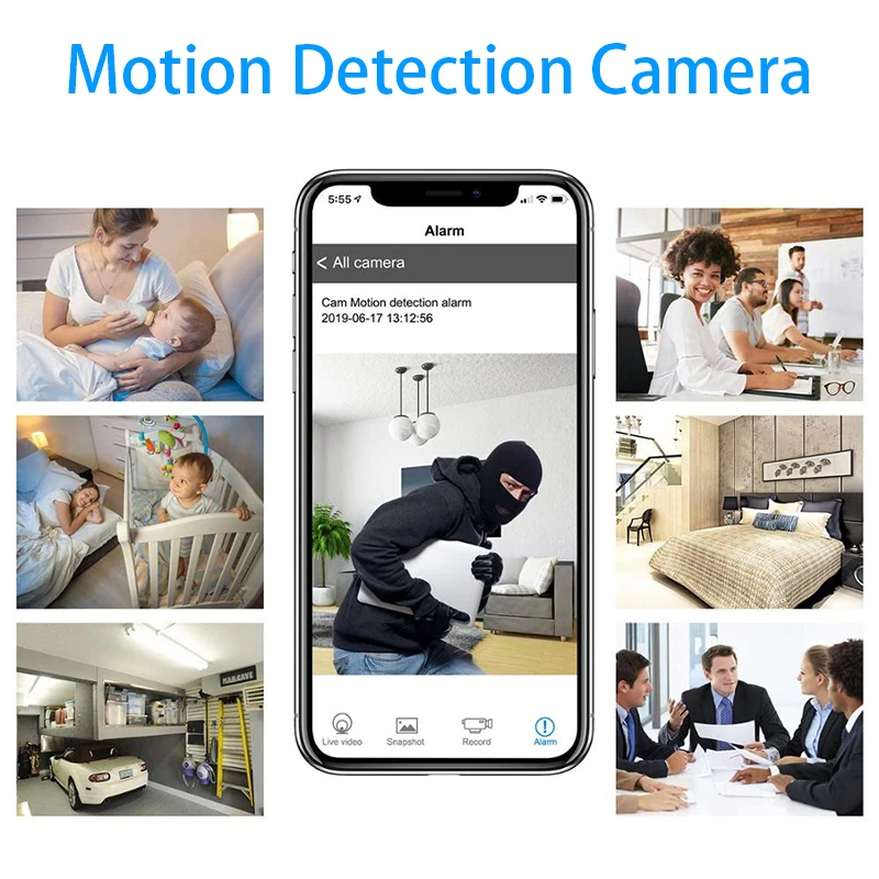 Ip-камера беспроводная с ИК-подсветкой Wi-Fi 1080P | Безопасность и защита