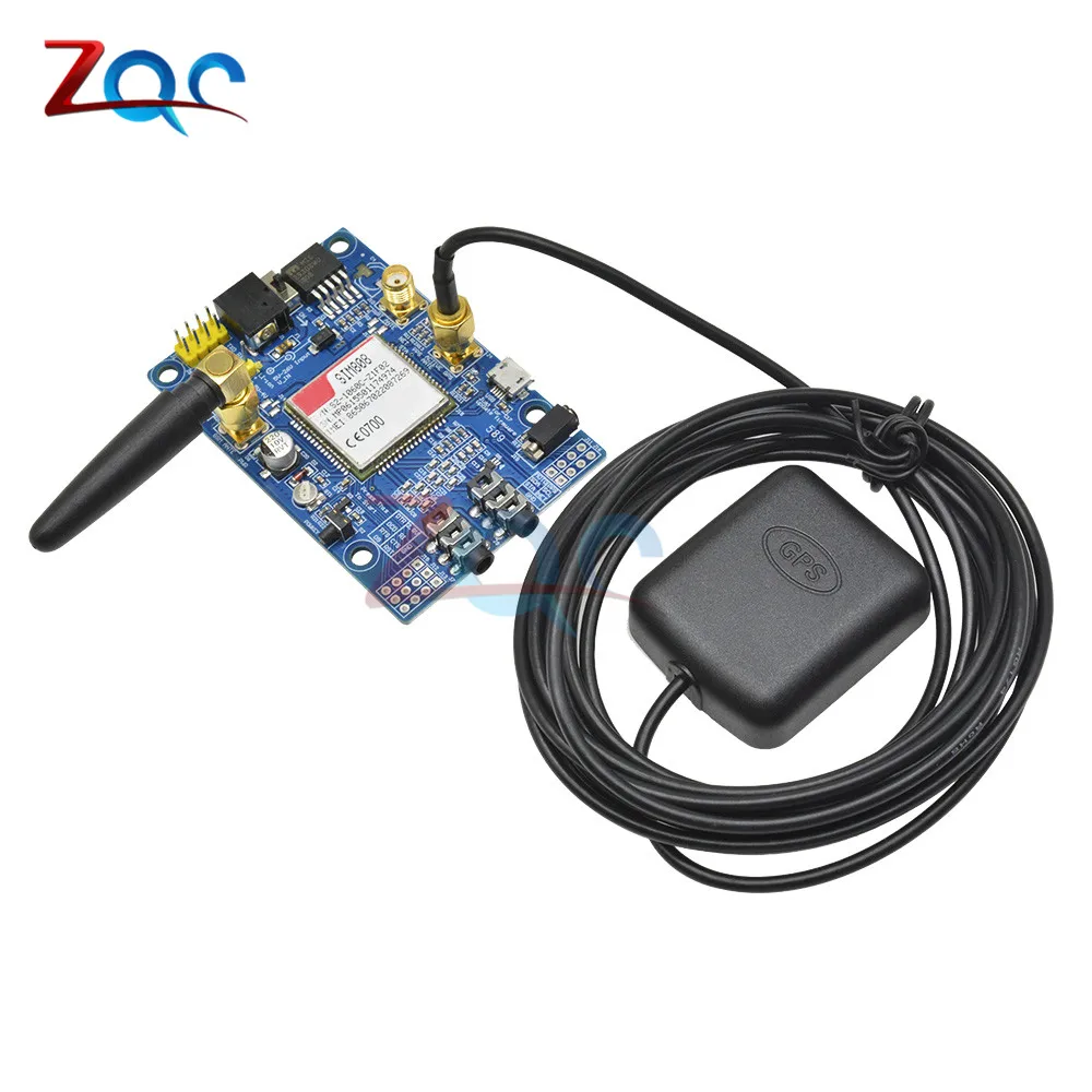 SIM808 вместо SIM908 модуля GSM GPRS GPS макетная плата IPX SMA с антенной доступная для Raspberry Pi