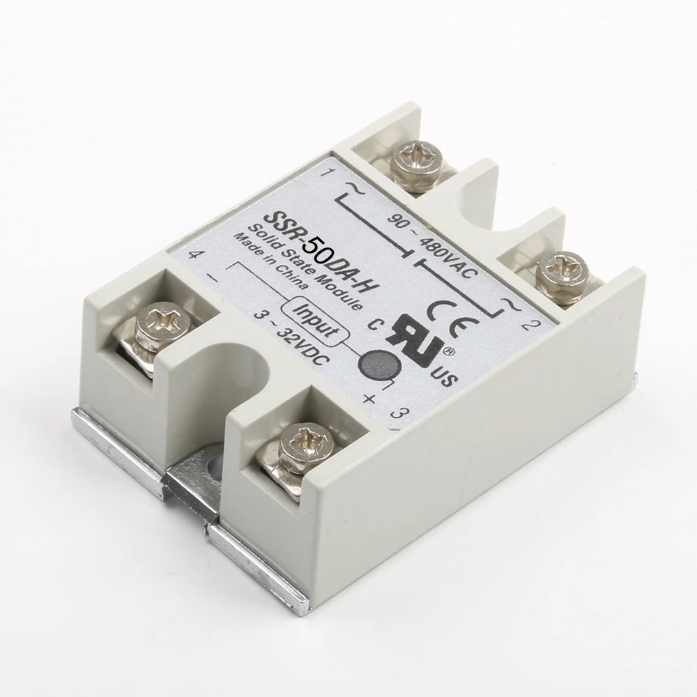 solid state relay SSR-50DA-H 50A DC TO AC SSR 50DA H Resistance Regulator heat sink | Обустройство дома