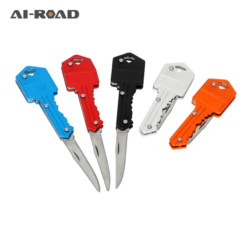 AI ROAD мини брелок Ножи Бумага резак ключ складка Отдых на природе карман открытом
