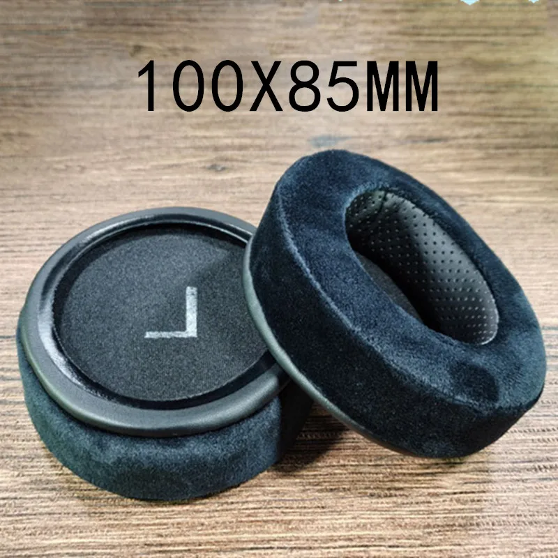 Velvet Fabric Memory Foam Ear Pads 90X70MM 100X80MM for AKG HifiMan ATH Philips or M50X HyperX Headphones | Электроника