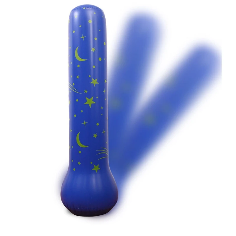 

Moon Stars Print Fitness Heavy Punching Bag Inflatable Fight Exercise Speed QW