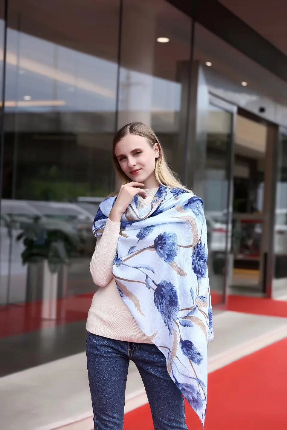 

Зимний шарф, хиджаб, женские модные шарфы с принтом, шарфы больших размеров, 180*100 см, женские пашминовые палантины, длинные шали