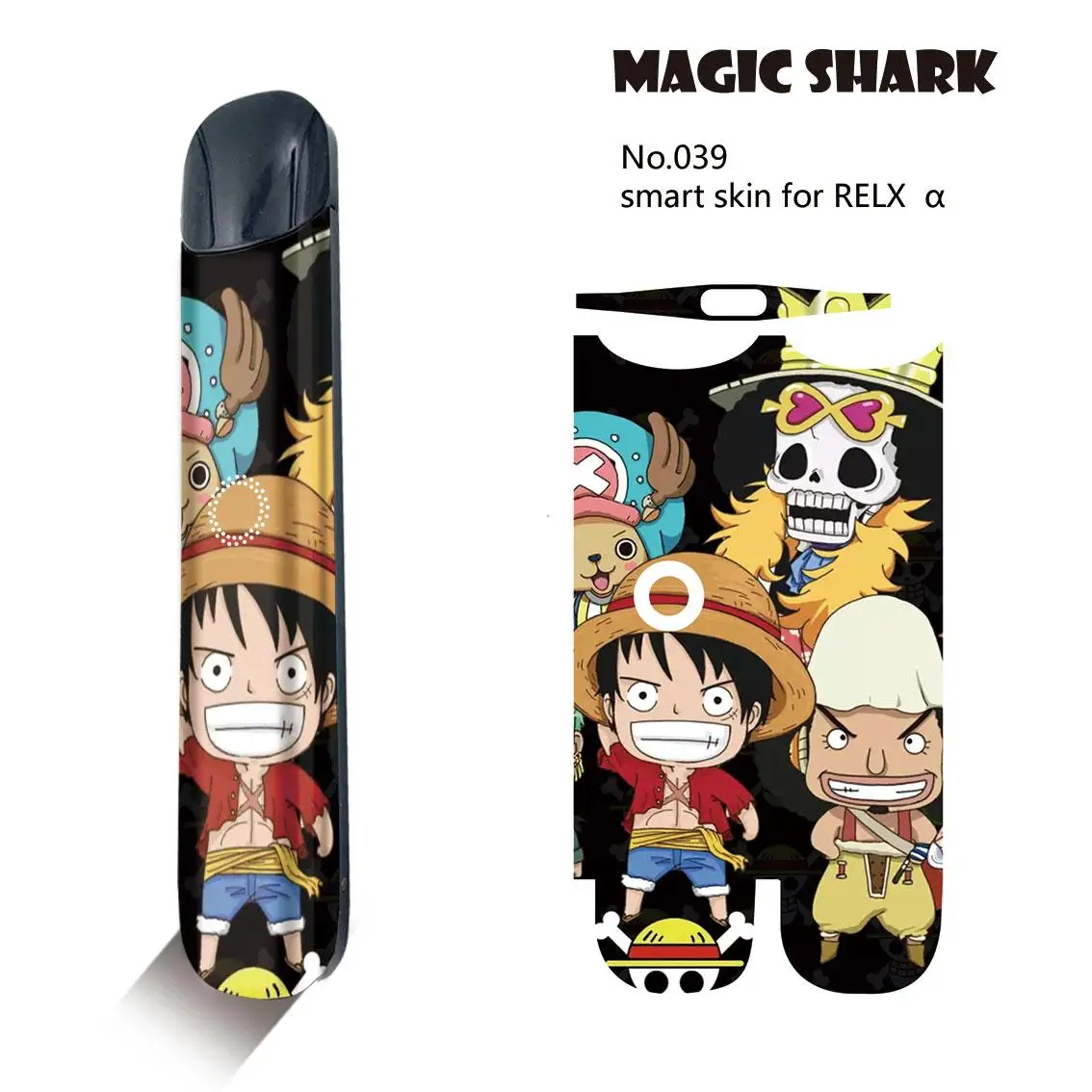 Magic Shark Sexy Lady Earth Flamingo Pikachu цельная пленка E наклейка на сигарету чехол для Relx Alpha a |