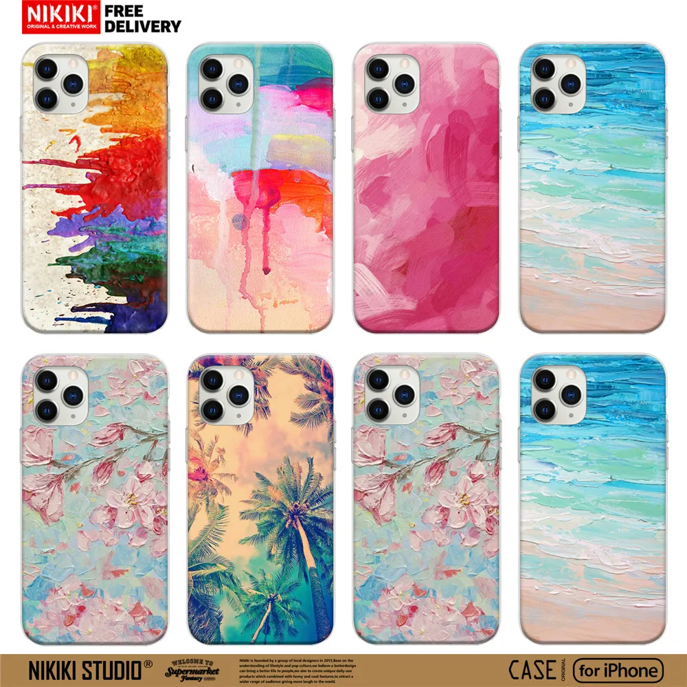 Ciciber Веселые животные фрукты Бескаркасный Прозрачный матовый жесткий чехол для