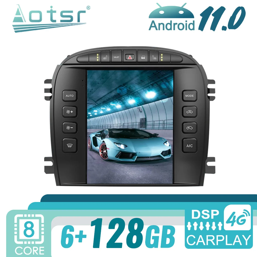 

Android For Jaguar S-Type 2004 2005 Tesla Car Radio GPS Navigation Multimedia Video Player Stereo Audio Head Unit