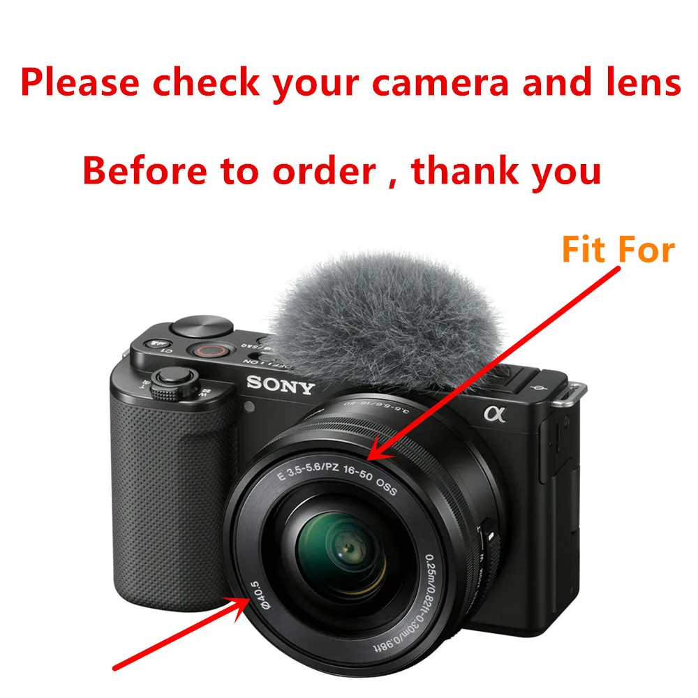 Чехол для Фотоаппарата Sony ZV-E10 ZVE10 A6400 A6300 A6100 A6000 A5100 A5000 с объективом 16-50 мм Alpha 7C A7C