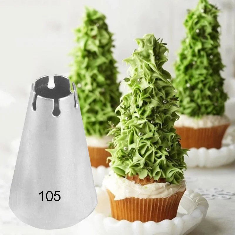 

#105 Icing Piping Nozzle Virgin Flower Pastry Nozzles Cake Decorating Tips Cream Decoators Cupcake Cake Tool Kitchen Accessories