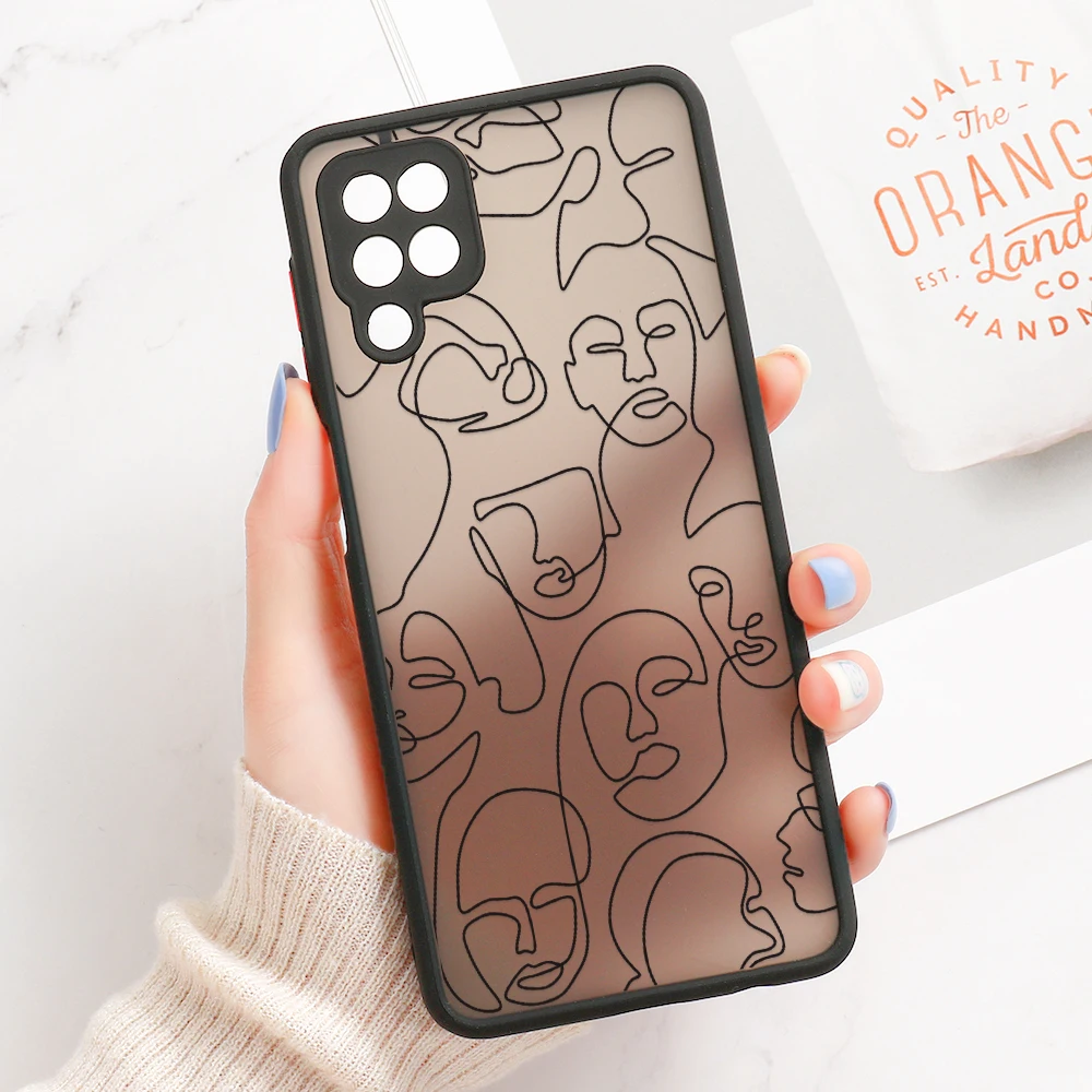 Чехол для Samsung A32 A52 A72 A51 A71 A12 A21S A31 A42 A50 A11 чехол S21 Ultra S20 FE S10e Plus матовый с сексуальной