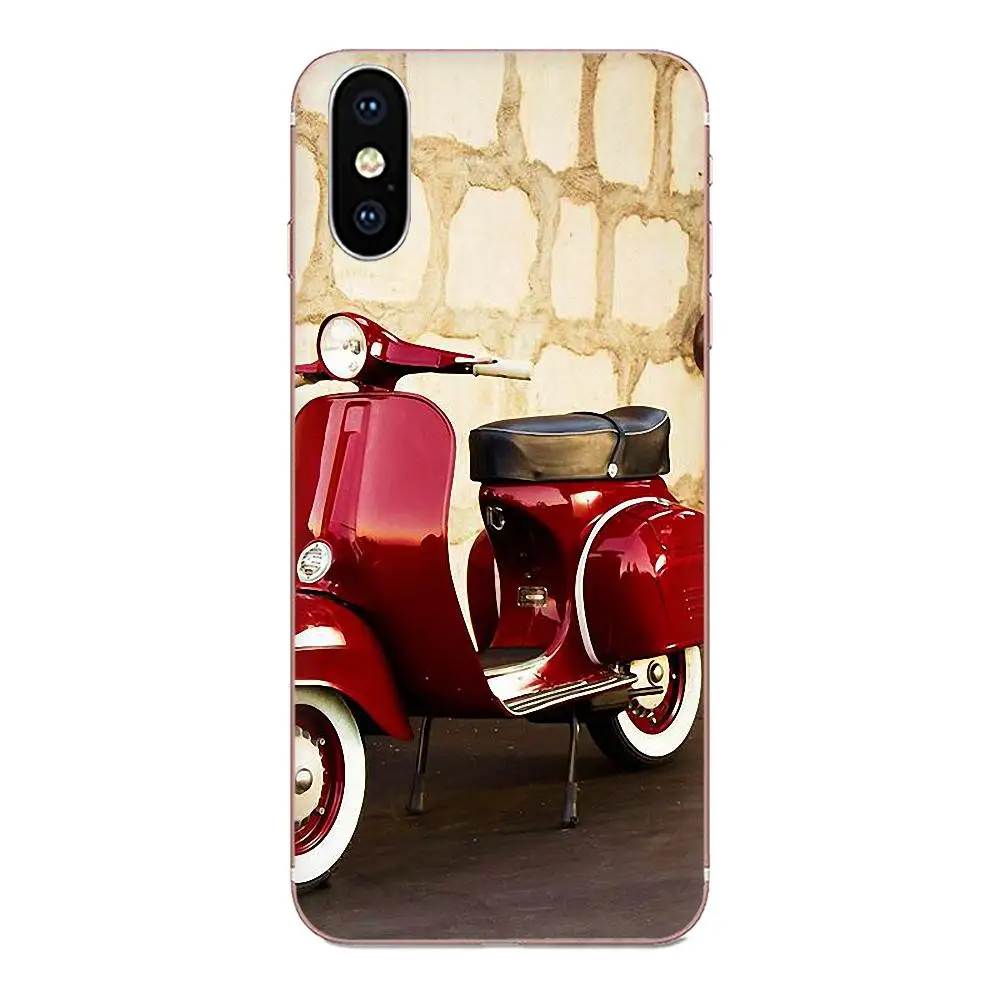 Vespa скутер Роскошные модные 2d ТПУ чехлы для Galaxy Alpha Note 10 Pro A10 A20 A20E A30 A40 A50 A60 A70 A80 A90 M10