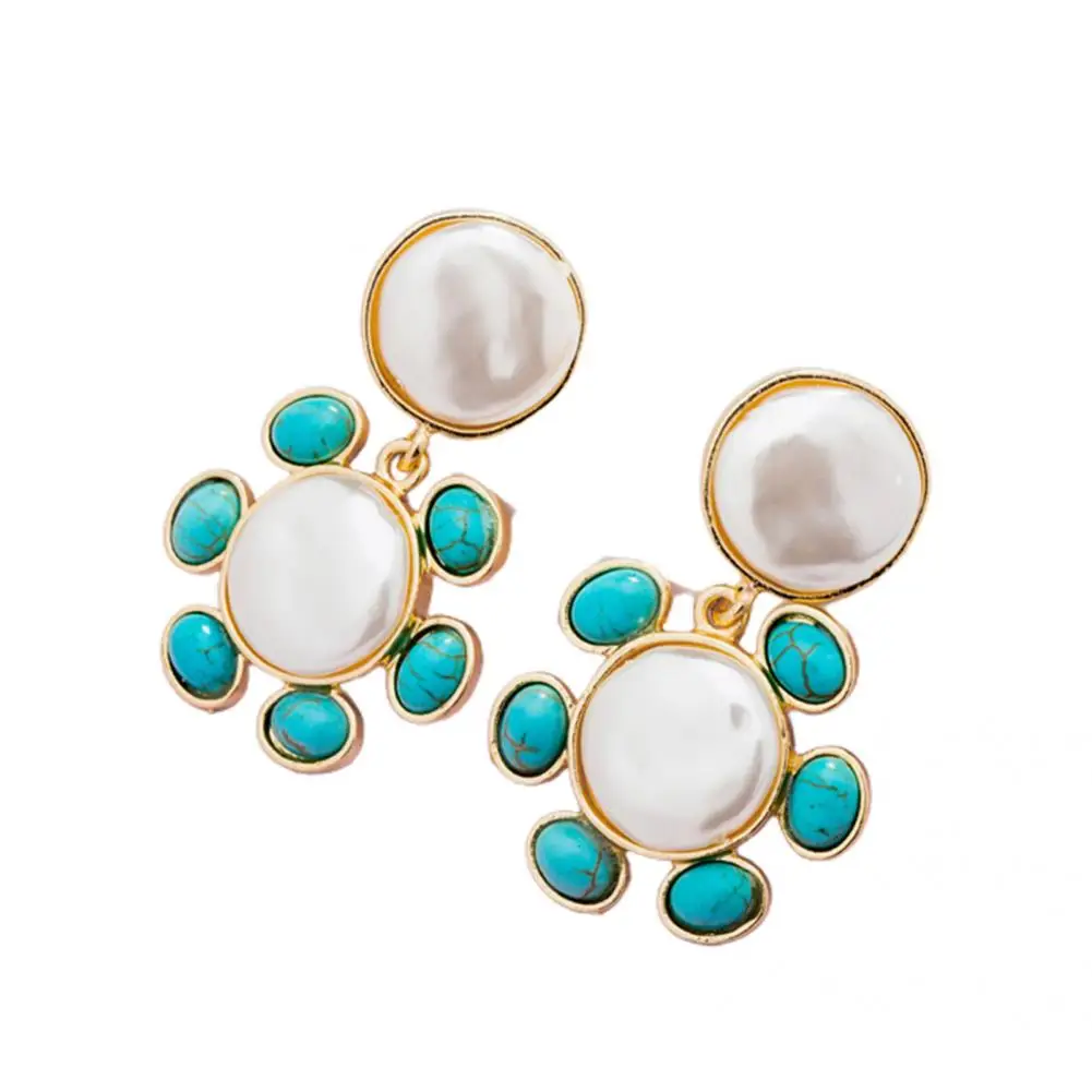

Ear Decoration 1 Pair High-quality Stylish Tassel Stud Hook Earrings All-match Tassel Earrings Classic for Party