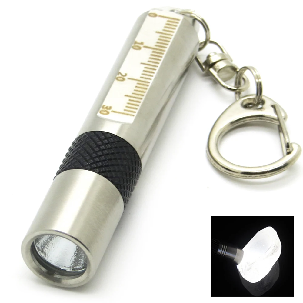 Водонепроницаемый светодиодный УФ фонарик из нержавеющей стали 20 шт./лот|light