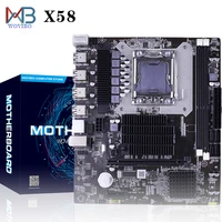 x58 motherboard lga 1366 socket reg ecc ddr3 memory for intel lga1366 i5 17 xeon cpu computer mainboard placa mae