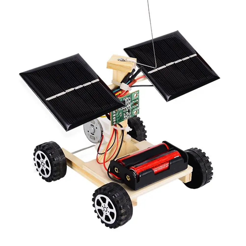 

DIY Solar Car Wireless Remote Control Vehicle Model Children Kids Toy Gift Student Science Project Experimental Mterials