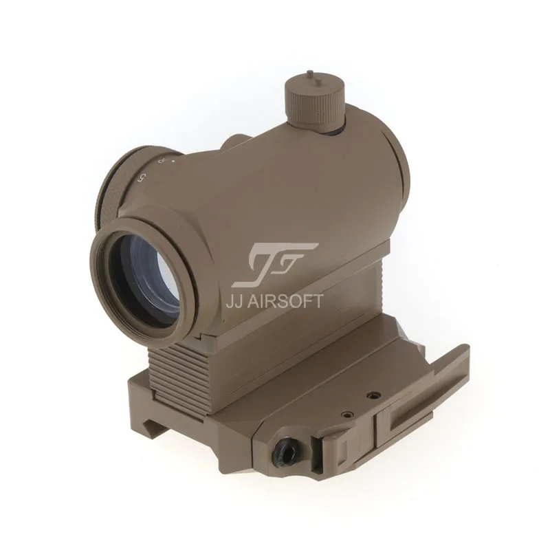 JJ Airsoft Micro 1x24 Red Dot с высоким креплением в стиле BOBRO/QD низкое крепление и стояк