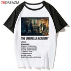Футболка женская the Umbrella Academy, Диего ча-ча, парная одежда, повседневная одежда с принтом в стиле Харадзюку, белая футболка