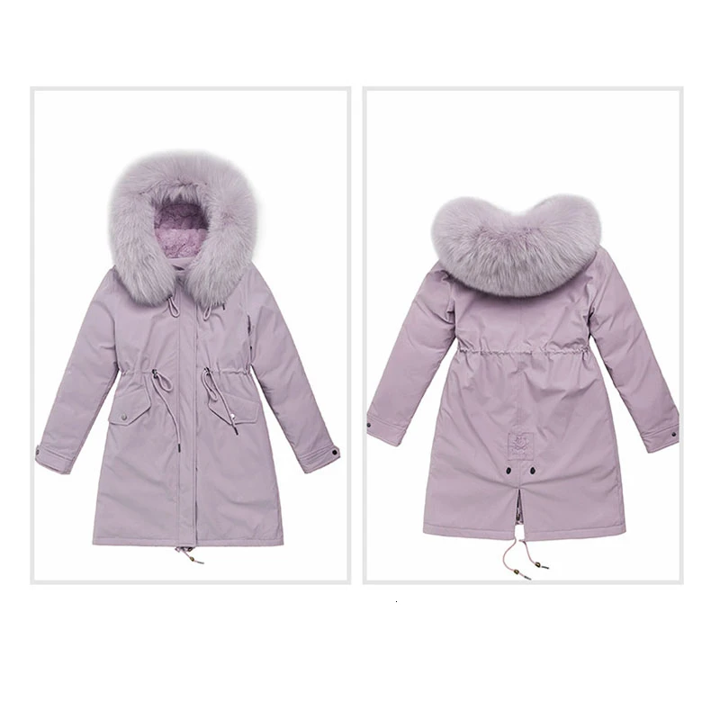 Зимнее пальто из искусственного меха зимняя одежда кроличьего капюшон пуховик