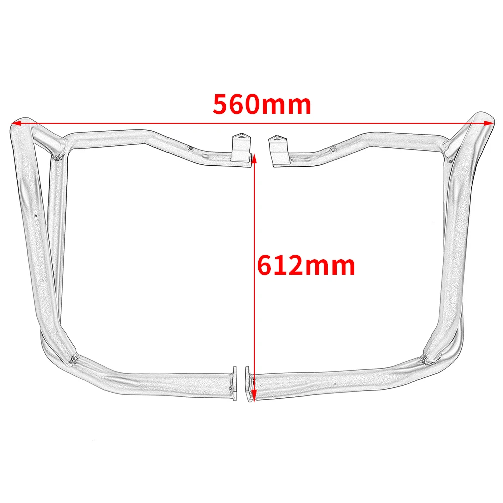 Верхняя защита балки двигателя из нержавеющей стали защитные слайдеры рамы для 2016 2017 Honda CRF 1000 L Africa Twin 16