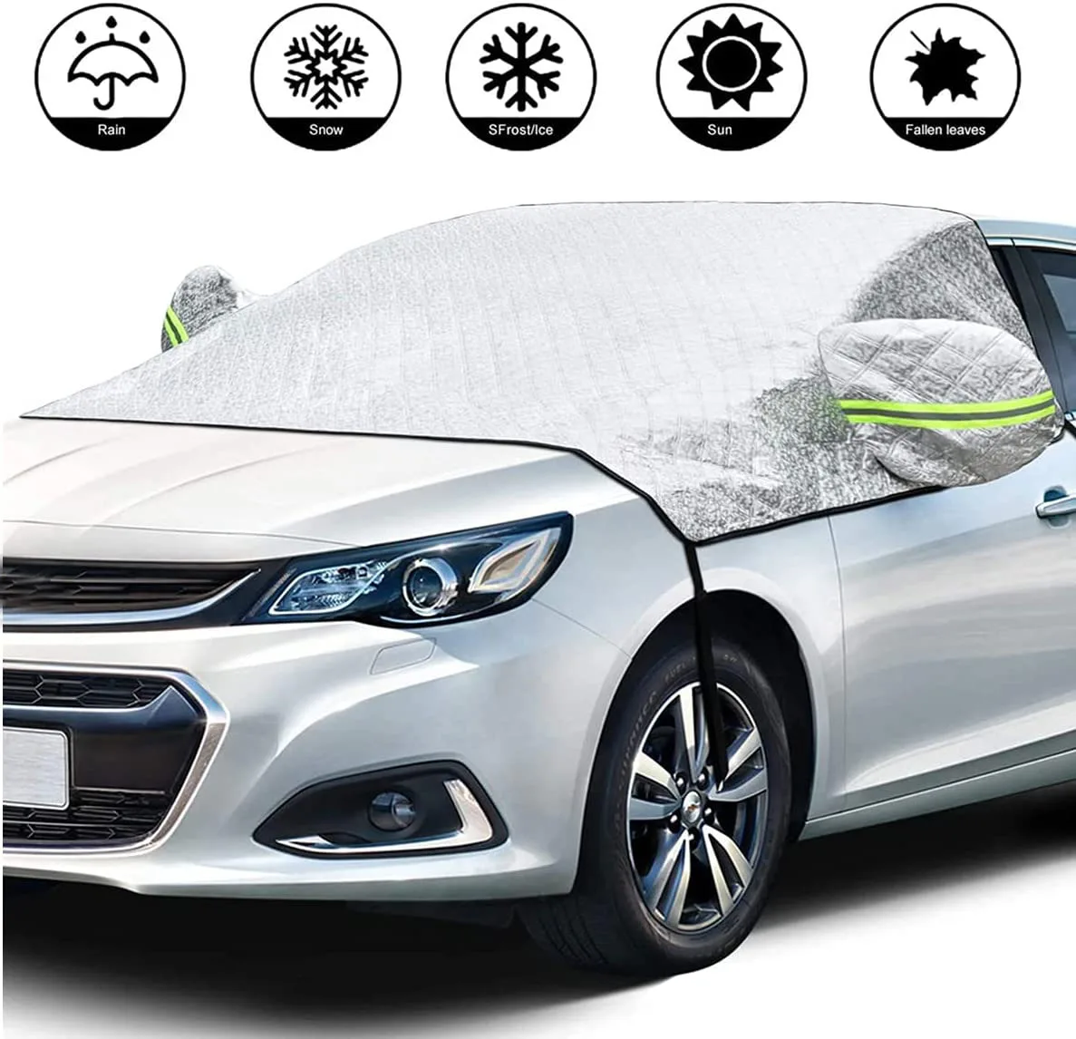 

Car Windshield Snow Cover Car Cover Sunshade Outdoor Waterproof Anti Ice Frost Auto Protector Winter Automobiles Exterior Cover