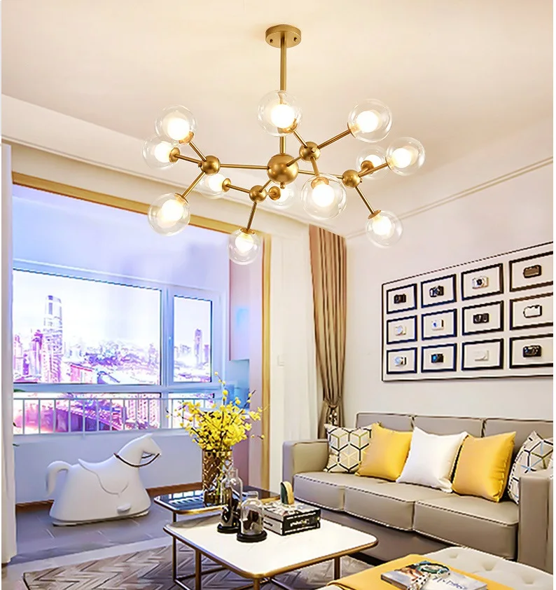 Современная дизайнерская Скандинавская светодиодная люстра лампа в виде ветвей