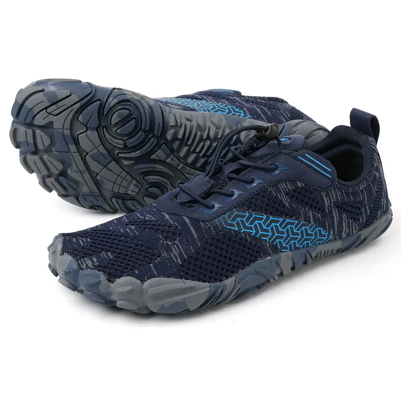 Туфли с пятью пальцами акватуфли мужские для плавания резиновая нескользящая