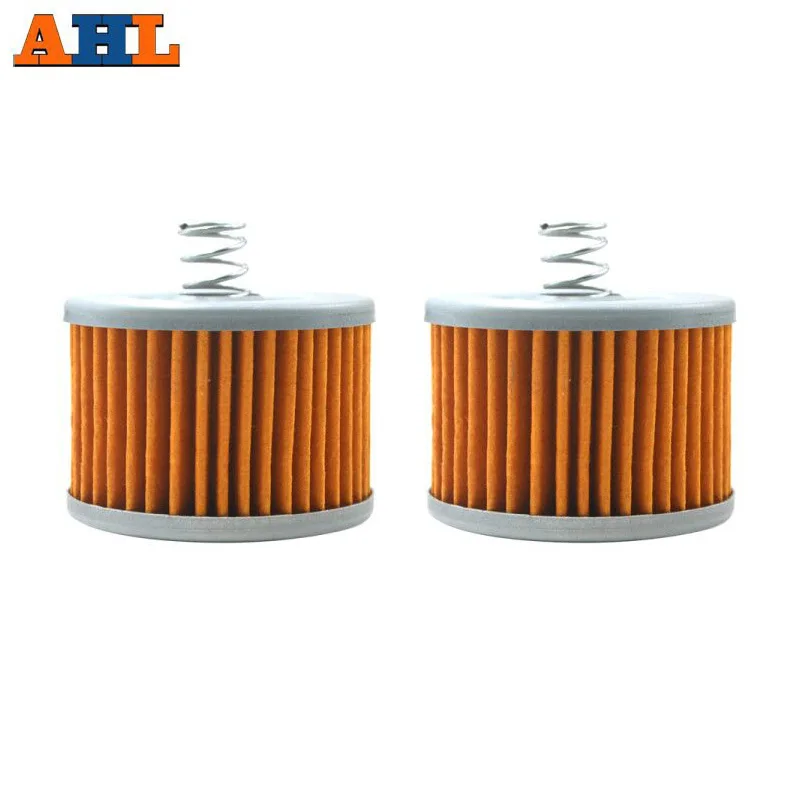 Масляный фильтр AHL для мотоциклов Bajaj 100 Boxer CT100 115 Caliber 130 BM150 135 Pulsar для Yamaha YS125 Byson FZ16 150, 2 шт.