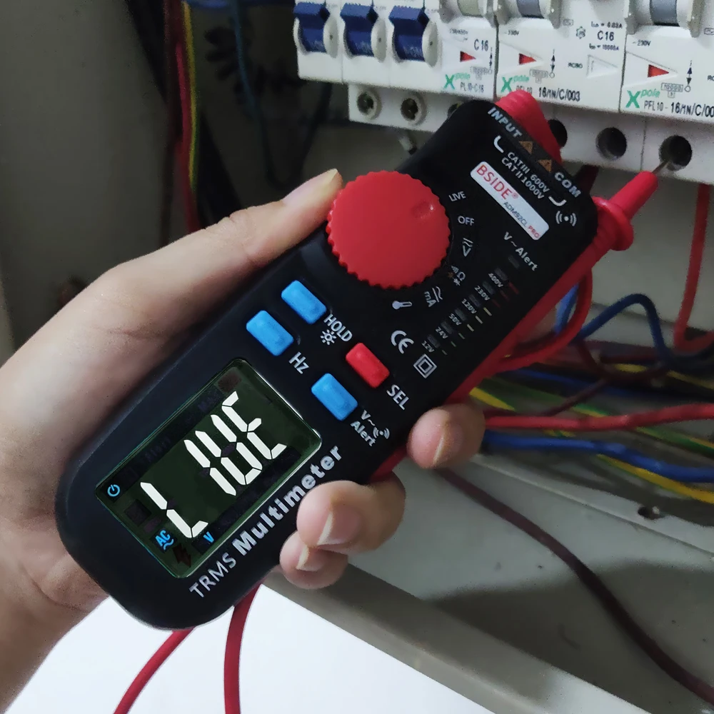 ADM92CL мини видеокамера регистратор с креплением к TRMS двойной режим мультиметр