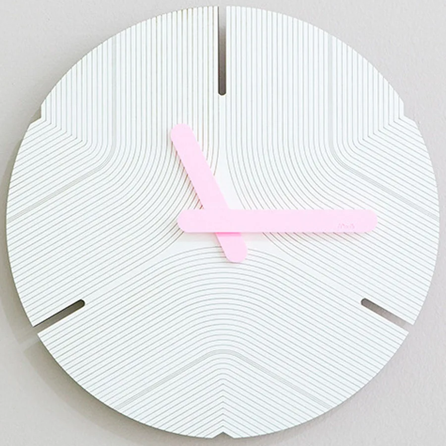 

Nordic Wall Clock Simple Modern Design Clocks Creative Art Decor White Wooden Wall Watch Home Decor Minimalist Silent BB50W