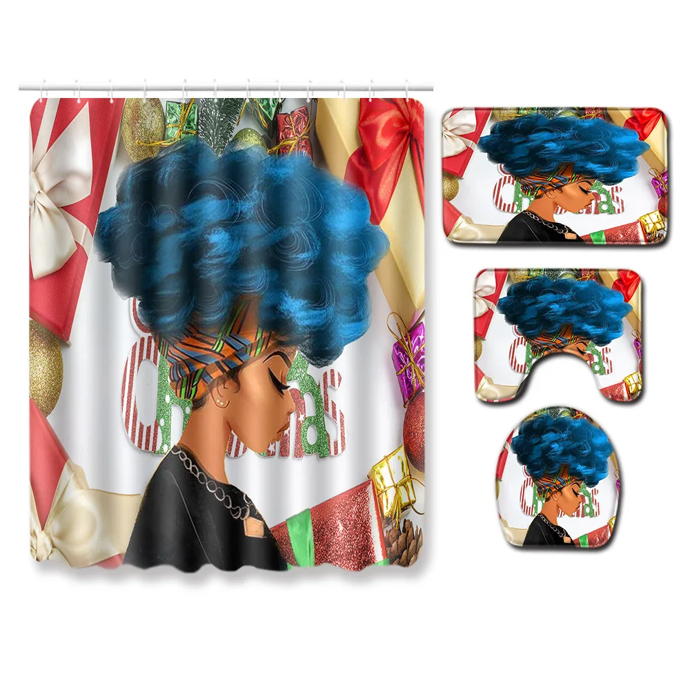 Рождественский коврик для ванной Zeegle Прямоугольный Коврик комнаты