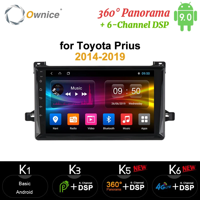 Ownice 9 &quotIPS 8 ядер Android 10 0 автомобильный dvd-плеер радио GPS Navi DVR OBD 4G LTE 360 панорама DSP SPDIF