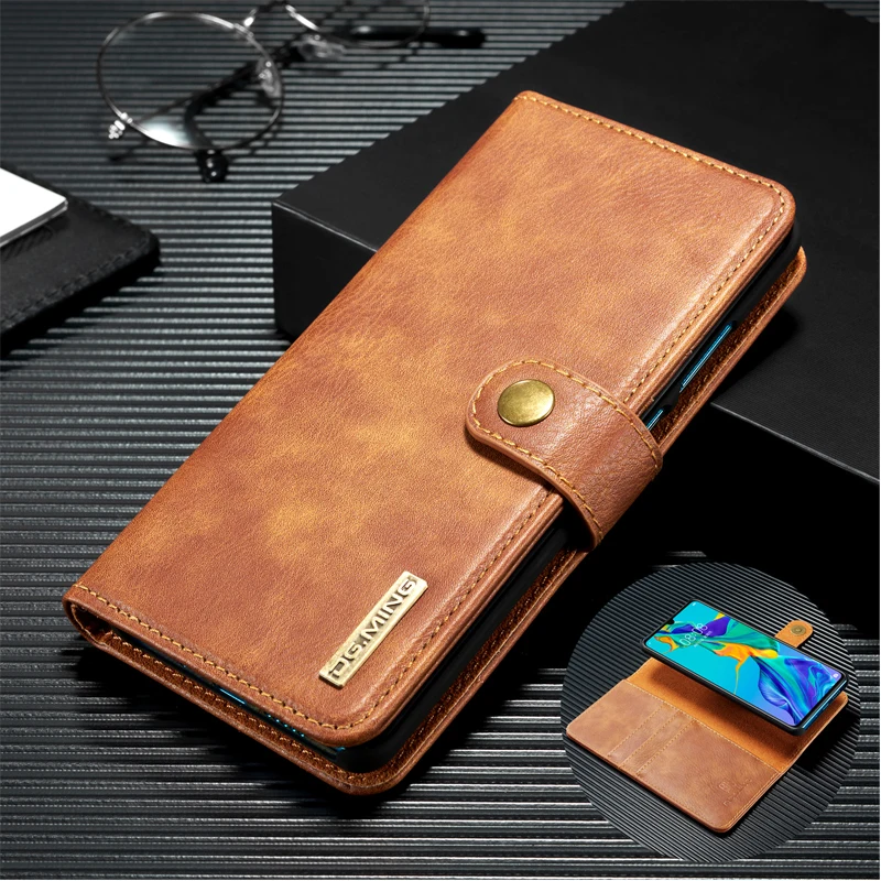 Для Huawei P30 Pro P20 Lite винтажный откидной Магнитный чехол для Mate 20 10 кожаный съемный