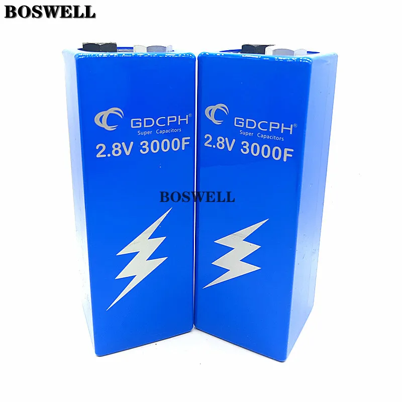 2 8 V 3000F супер фарад конденсатор низкая ESR высокая частота 2.8V3000F для автомобиля
