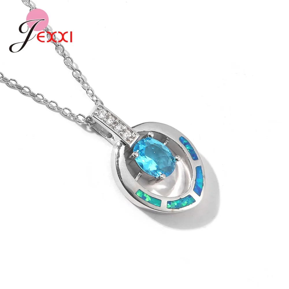 Высокое качество женская мода Опаловый камень украшения в виде сердца кружевное