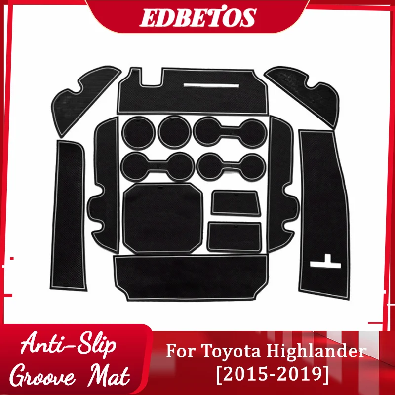 Подставка для стакана Toyota Highlander XU50 аксессуары 2015-2019 противоскользящие вставки