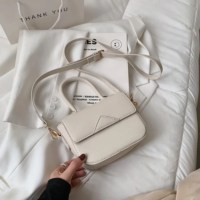 

European and American High-quality Ladies Hand-held Small Square Bag 2021 New Korean Women's Bag Fashion Popular Messenger Bag