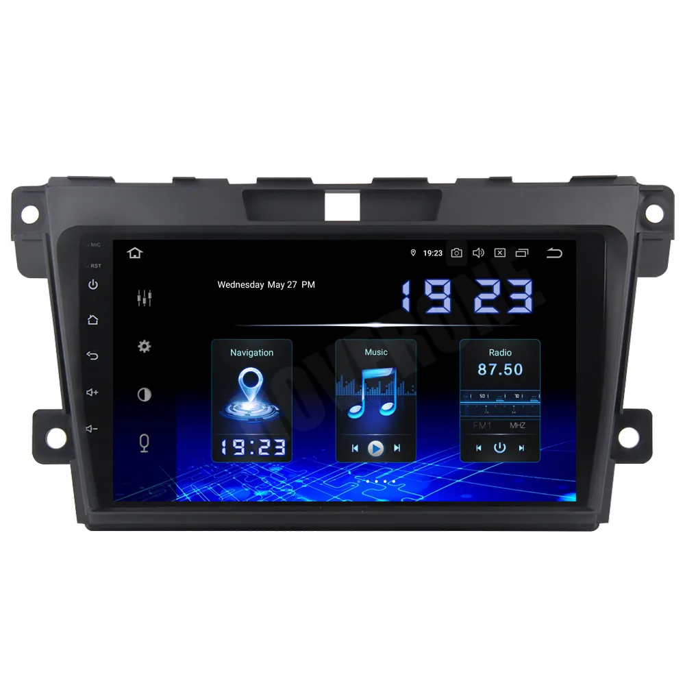 RoverOne Android 10 автомобильный радиоприемник с навигацией GPS плеер для Mazda CX7 CX 7 2008 2015
