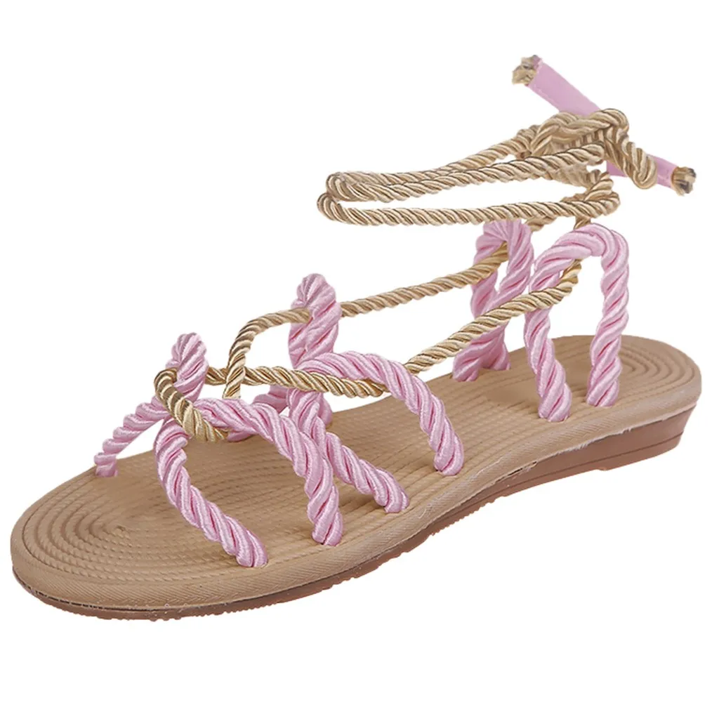 SAGACE/женские сандалии Женские летние шлепанцы в римском стиле Пляжные на плоской