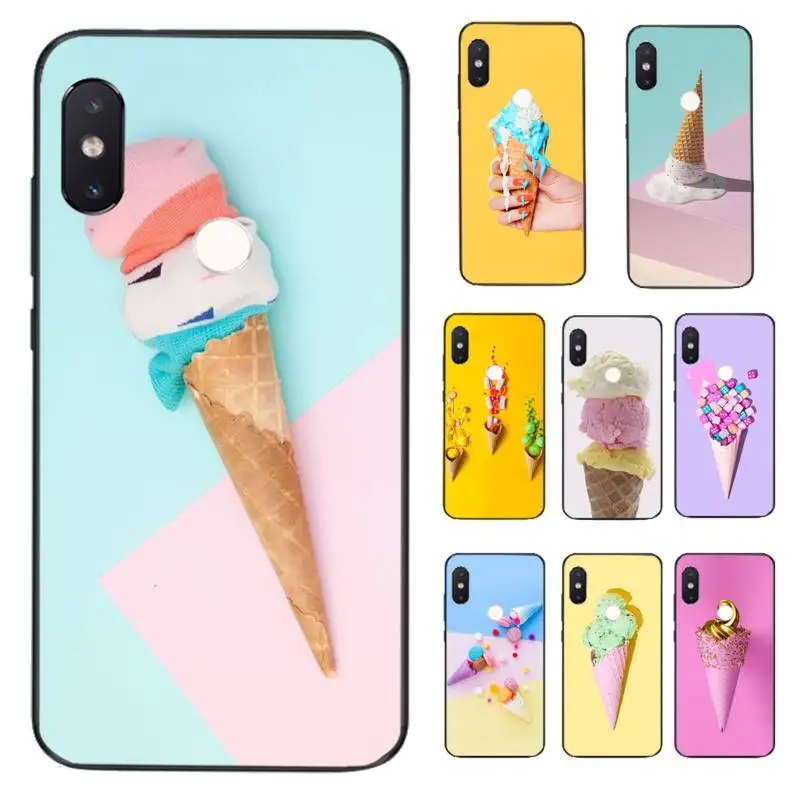 Мягкий чехол Babaite для телефона с изображением мороженого конфетных цветов Xiaomi Redmi