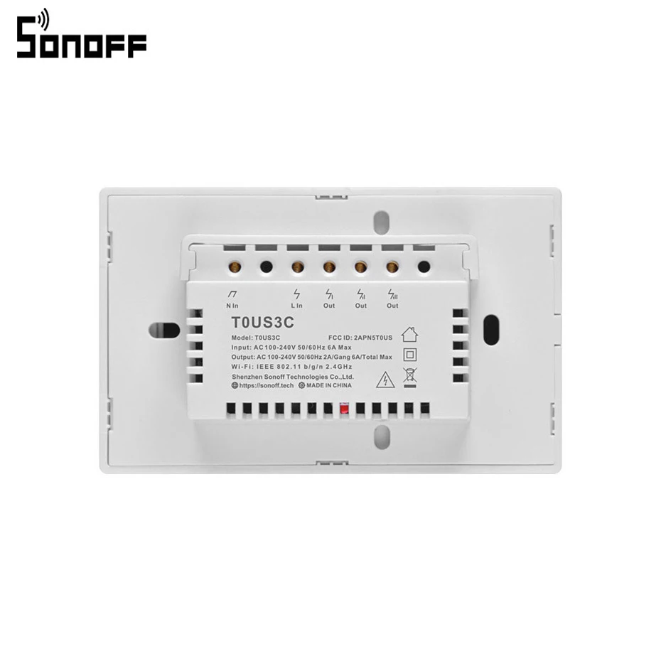 Интеллектуальный выключатель света Sonoff WiFi умный переключатель дистанционного