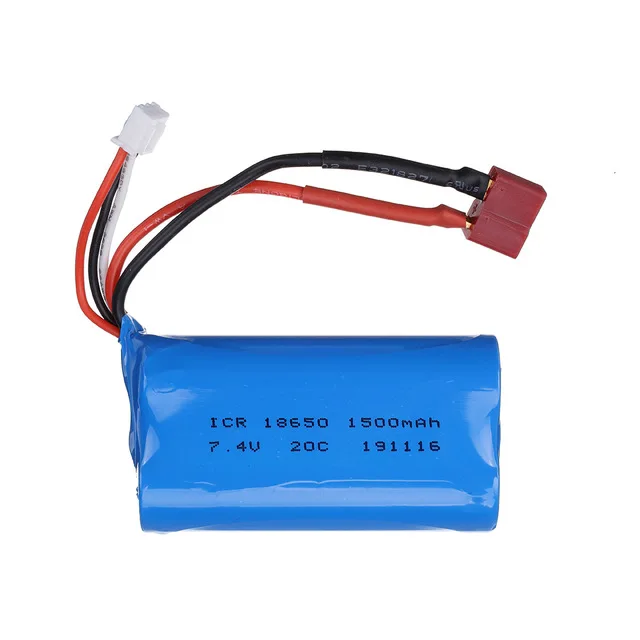 7.4V 1500mAh/2200mAh/3000mAh 18650 lipo Battery for Q46 Wltoys 10428 /12428/12423 WPL MN99S D90 U12A S033g Q1 H101 Rc Boats Cars |