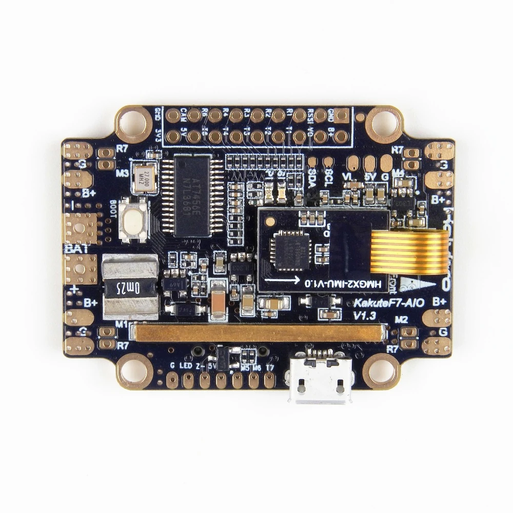 Полетный контроллер Holybro Kakute F7 AIO STM32 F745 Betaflight OSD с поддержкой BLHeli встроенный BMP280 PID