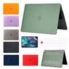 Жесткий чехол для ноутбука Apple Macbook Pro Матовые чехлы, 2021, M1, чип A2485, 16,2, 16 дюймов, с сенсорной панелью, A1286, A1398, A1707, 15,4