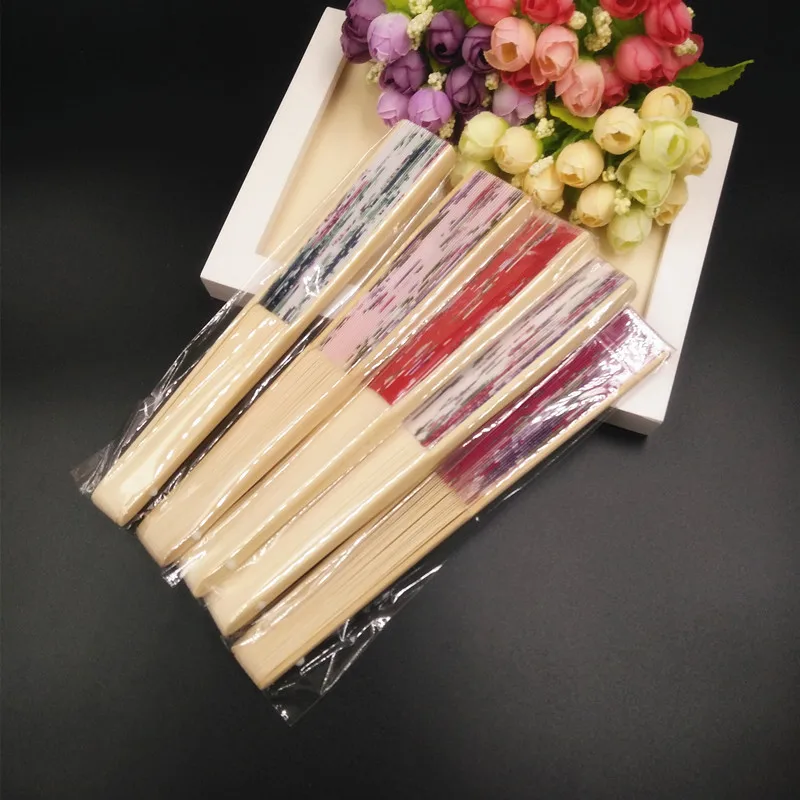 50 шт. тканевые цветы ручные Свадебные сувениры Подарочный веер с